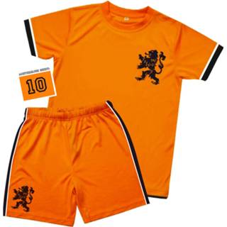 Voetbal tenue polyester oranje m kinderen Voor 6-8 Jaar (M) 8718758564898