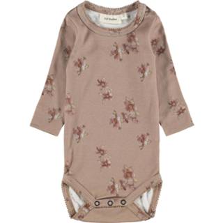 👉 Lil'Atelier body met lange mouwen Nbfgaya Almond ine