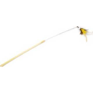 👉 Kattenhengel geel Beeztees Liza - Kattenspeelgoed Verstelbaar 30cm 8712695190943