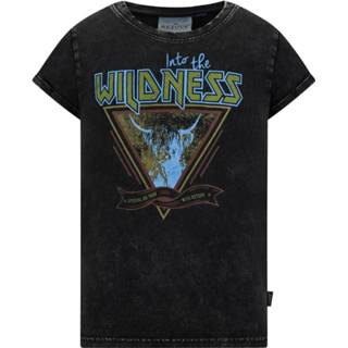👉 Shirt katoen vrouwen zwart T-shirt 8718714875662