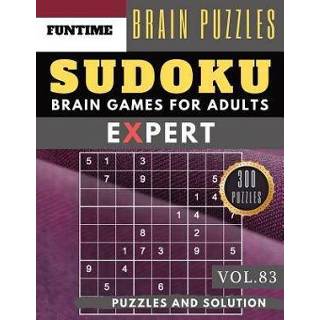 👉 Engels SUDOKU Expert: 300 extremely hard books for adults with answers brain games Activities Book also seniors 9781076378033