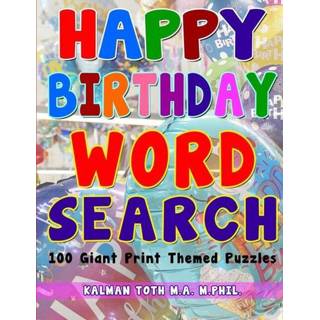 👉 Engels Happy Birthday Word Search 9781087936376