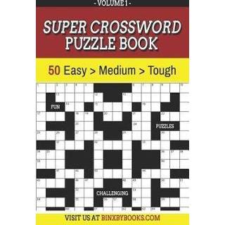 👉 Engels Super Crossword Puzzle Book Volume 1: 50 Easy to Hard Puzzles for Adults 9781096242963