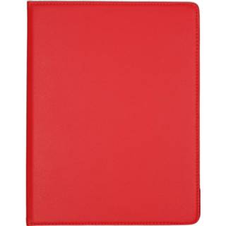 👉 Rood kunstleer unicolor unisex 360° draaibare Bookcase voor de iPad Pro 12.9 (2020) - 8719295401905