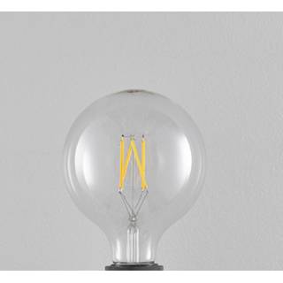 👉 Warmwit a++ LED lamp E27 8W 2.700K globe, filament, helder 764026605464
