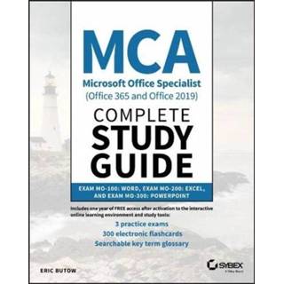 👉 Engels MCA Microsoft Office Specialist (Office 365 and 2019) Complete Study Guide 9781119718499