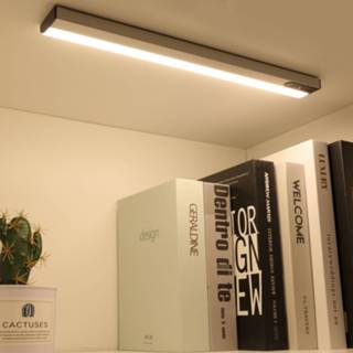 👉 Zilvergrijs aluminium warmwit a+ LED onderbouwlamp Pibo Sensor DIM 35