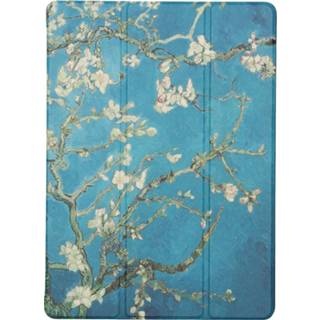 👉 Donkergroen kunstleder Green Plant unisex groen IMoshion Design Trifold Bookcase voor de iPad Pro 12.9 / (2017) - 8719295506051