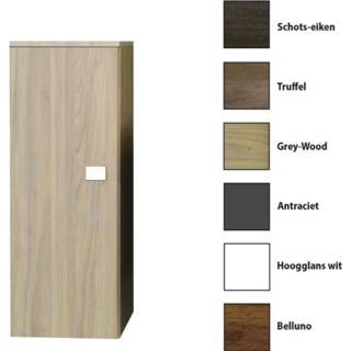 👉 Kolomkast grijs eiken Sanicare Q5 33,5x90x32cm grey-wood 7434216626656