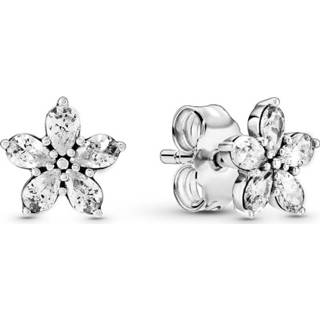 👉 Oorbel zilver One Size array Pandora 299239C01 Oorbellen Sparkling Snowflakes 5700302899917