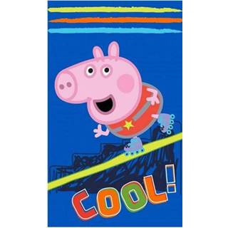 👉 Strandlaken blauw katoen One Size Carbotex PeppaPiig junior 30 x 50 cm 8592850411737