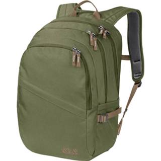 👉 Rugzak polyester unisex groen Jack Wolfskin Dayton light moss backpack 4060477823560