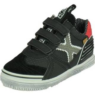 👉 Zwart leer combi leder jongensschoenen jongens verwisselbaar Munich G3kid vco fros 232 8434521868771