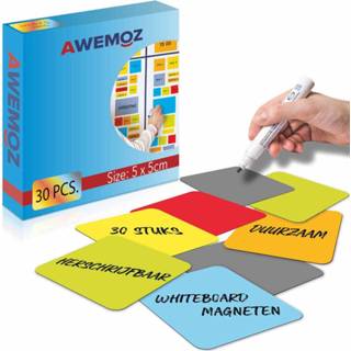 👉 Whiteboard active 30 Scrum magneten 5x5cm voor 2950009914212