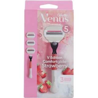 👉 Scheermesje Gillette Venus Comfortglide Strawberry Razor & Blades 1 houder + 3 st 7702018539468