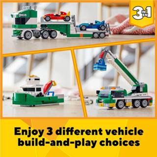 👉 Unisex LEGO Creator: 3 in 1 Race Car Transporter Building Set (31113) 5702016888355