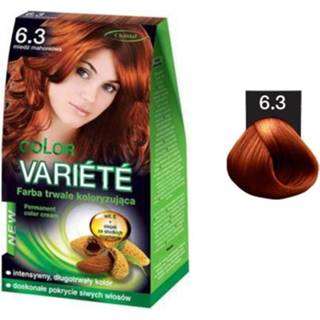 👉 One Size no color Variete Permanente Kleurcrème farba trwale koloryzująca 6.3 Miedź Mahoniowa 50g 5900249201631
