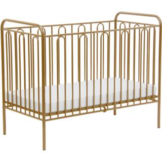 👉 Ledikant goud active + Commode kinderen Polini Kids Vintage Metaal 60x120 4620031189947