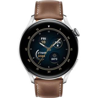 👉 Watch bruin zilver Huawei 3 Classic 4G Zilver/Bruin 46mm 6941487218868
