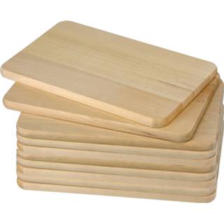 👉 Plank houten 10x planken / serveer 21,5 x 13,5 1 cm