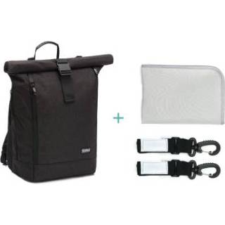 👉 Rugzak polyester meisjes zwart Fillikid Luier Dublin 9120110463234