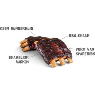 👉 Hondensnack SmartBones BBQ Pork Rib - 3 stuks 4048422152200
