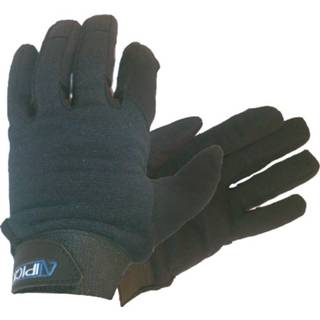 👉 Zwart polyester katoen s One Size Atipick fitness-handschoenen polyester/katoen maat 8436549326370