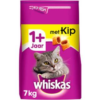 👉 Katten voer Whiskas 1+ Adult Droge Brokjes - Kattenvoer Kip 7 kg 5900951259227