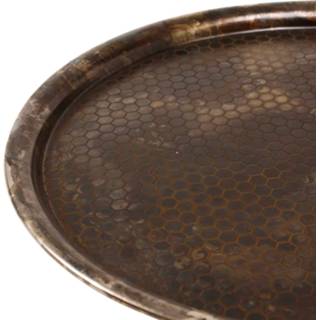 👉 Schaal IJzer zilver One Size Corre Ronde H1 x Ø40 cm 8720014527950