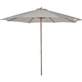 👉 Parasol grijs houten active Outsunny Tuinparasol Balkonparasol 3mx 2,5m 6011625578502