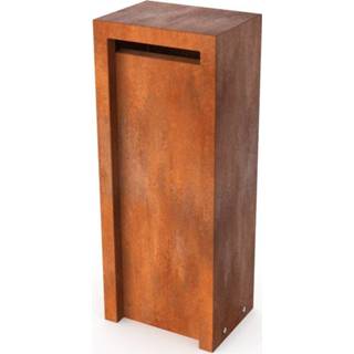 👉 Brievenbus GeenKleur Litru Cortenstaal 8719269571467