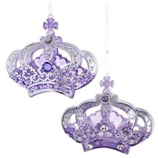👉 One Size GeenKleur Crown With Glitter Stones 4.7 Inch