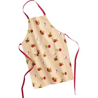 👉 Schort rood katoen vrouwen motief van appels Appel Kracht