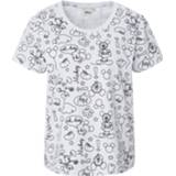 👉 Shirt ronde hals wit en DISNEY-prints Disney
