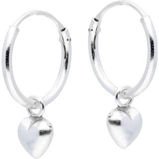 👉 Oorhanger zilver One Size zilverkleurig Lilly 107.0022.00 Oorhangers Hart 12 x mm 8712121397632