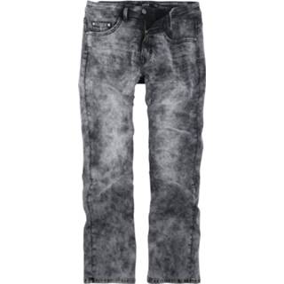 Spijkerbroek zwart grijs mannen Black Premium by Large Johnny - Grey Jeans with Wash verkrijgbaar in maten W30L32 W30L34 W31L34 W32L32 W32L34 W33L34 W34L32 W34L34 W36L34 W38L34 W40L34. Details: Kleur: EMP 4064854247444