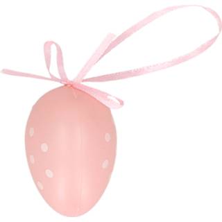 👉 Paastak roze One Size 18x stuks Pasen/paas hangdecoratie paaseieren 6 cm. Pasen versieringen thema/paastakken decoratie eieren 8720576008621
