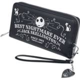 👉 Portemonnee zwart wit vrouwen hoofdmateriaa polyurethaan The Nightmare Before Christmas - Ouija 4064854266728
