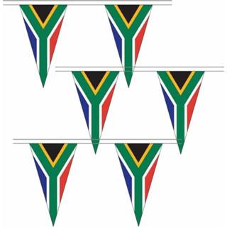 👉 Vlaggenlijn 3x Extra lange Zuid Afrika vlaggenlijnen van 5 meter