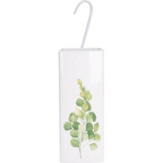 Radiator witte One Size wit 1x waterverdampers/luchtbevochtigers botanische planten print eucalyptus blad 21 cm - Waterverdampers voor de verwarming Luchtvochtigheid verhogen 8720276509626