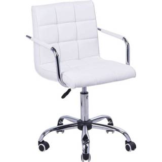 👉 Bureaustoel active HOMCOM draaistoel kruk met wielen draaibare werkkruk stoel fauteuil directiestoel 6011622568537