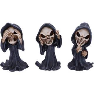 👉 Reaper multicolor unisex materiaa polyresin Nemesis Now - Three Wise Reapers Sculpture