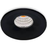 👉 Inbouwspot zwart wit active LED 3W, Zwart, Rond, Ø48mm, Dimbaar, Warm 8720211270987
