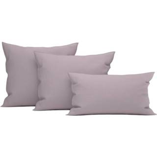 👉 Kussenslop katoen lila Heckett & Lane Wafel Kussensloop - quail lilac 60x70cm 8718518309950