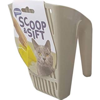 👉 Kattenbakschep plastic One Size GeenKleur Moderna scoop & sift warmgrijs 5412087015979