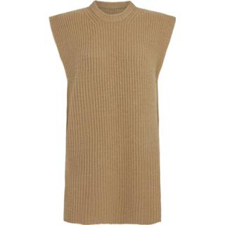 👉 Trui gerecycled materiaal XS vrouwen beige 'Evelyn' 5056423335156