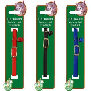 👉 Kattenhalsband rood elastisch One Size GeenKleur 8712901049584