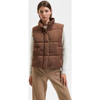 👉 Bodywarmer gerecycled materiaal l vrouwen bruin 'Nina' 5715208011370