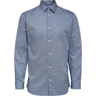 👉 Overhemd biologisch katoen l mannen blauw 5715113029095