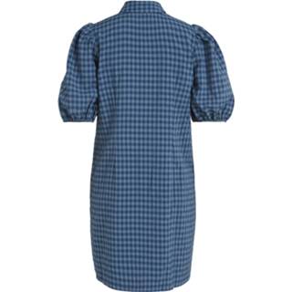 👉 Blousejurk crêpe vrouwen blauw 'Pipe' 5713787422983